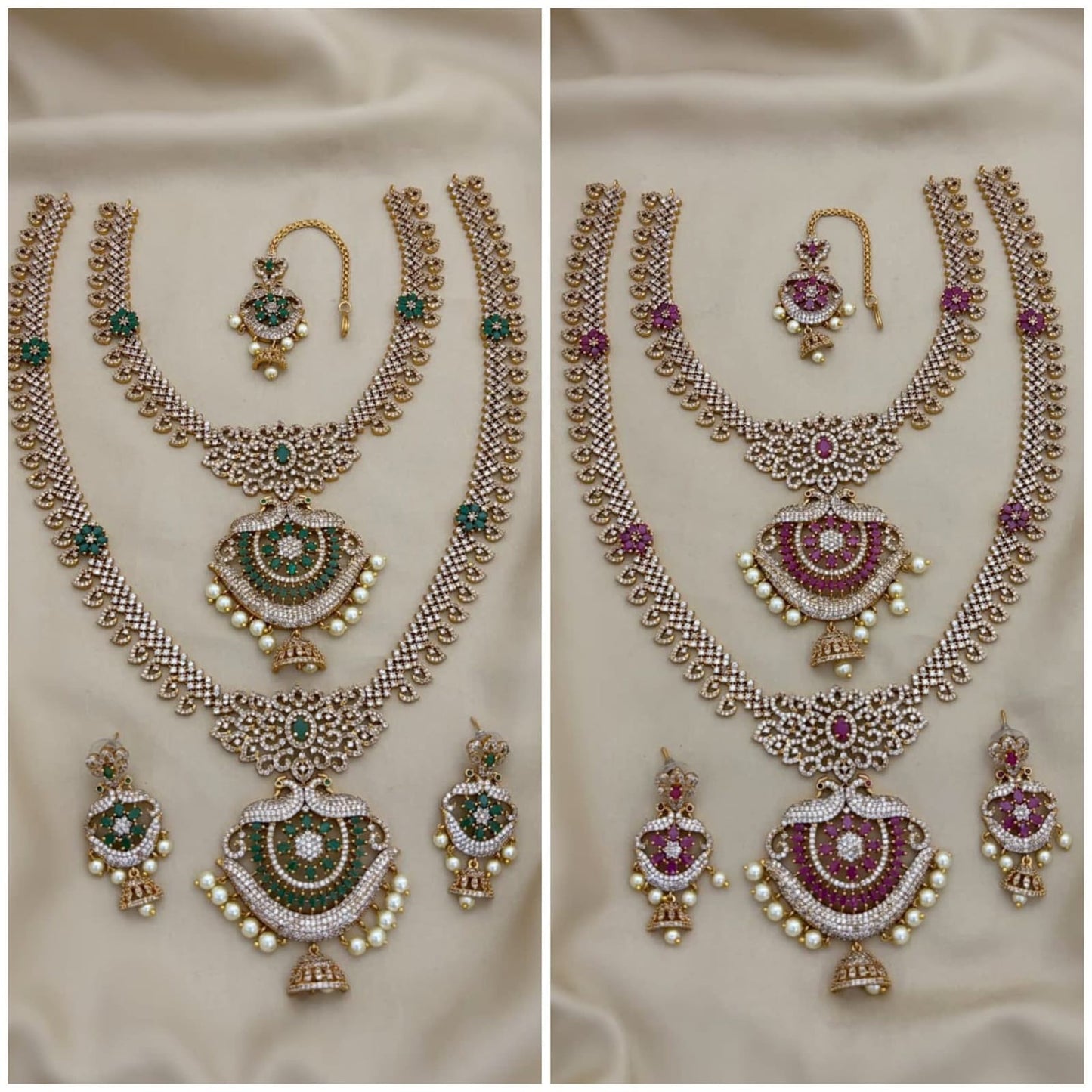 Mohini Super Combo AD Stone Necklace Set