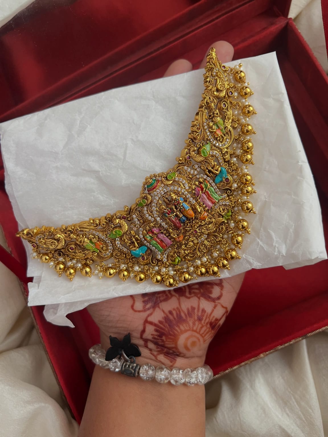 Srinivasa Kalynam Jewellery Set
