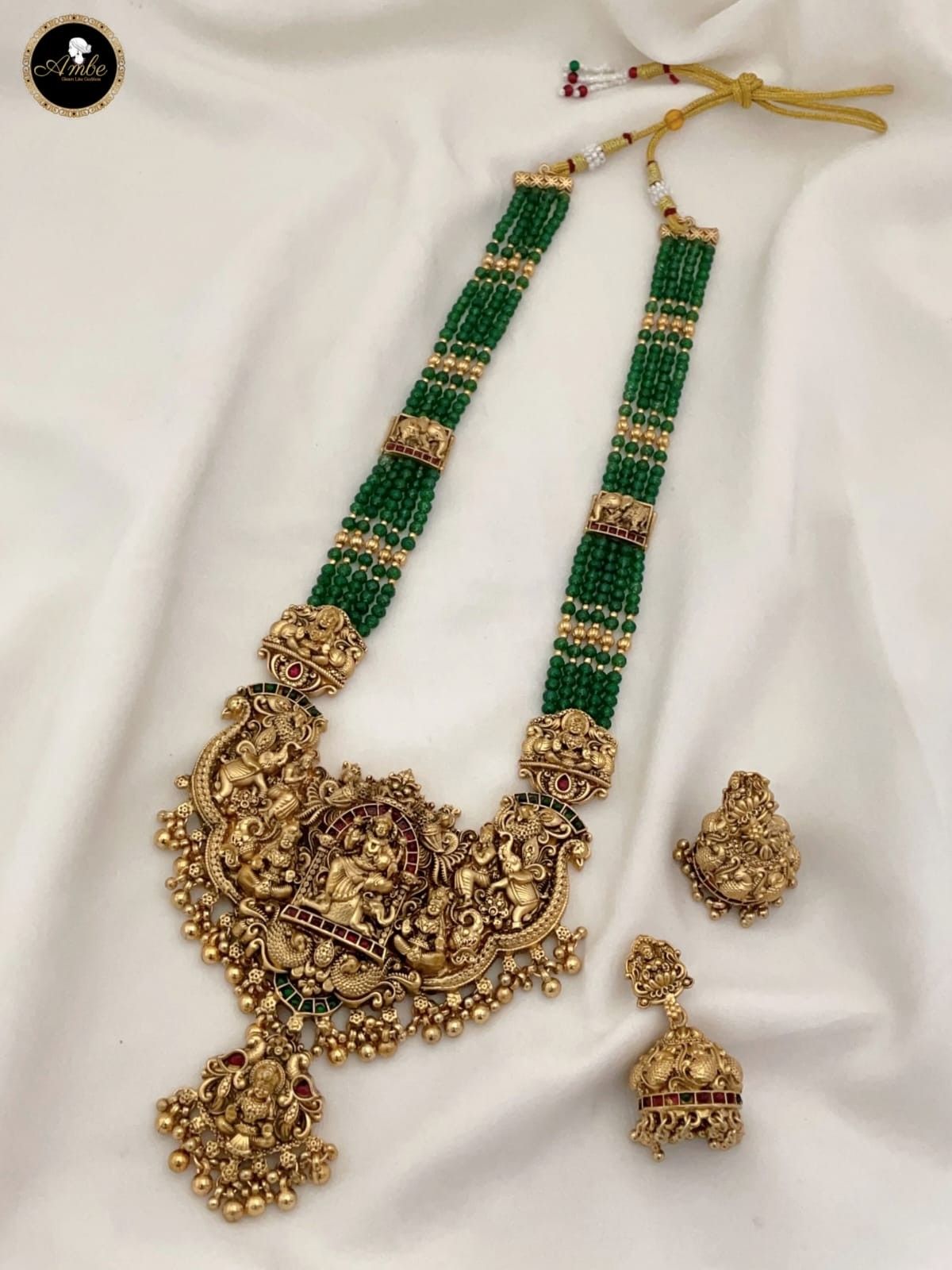Super Laxmi Gold plated Necklace Set