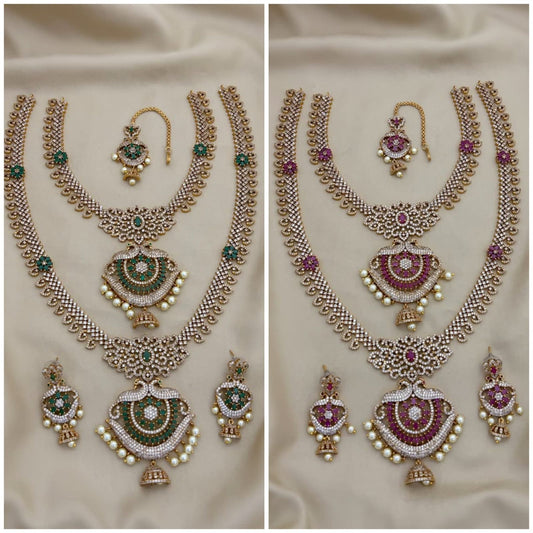 Mohini Super Combo AD Stone Necklace Set