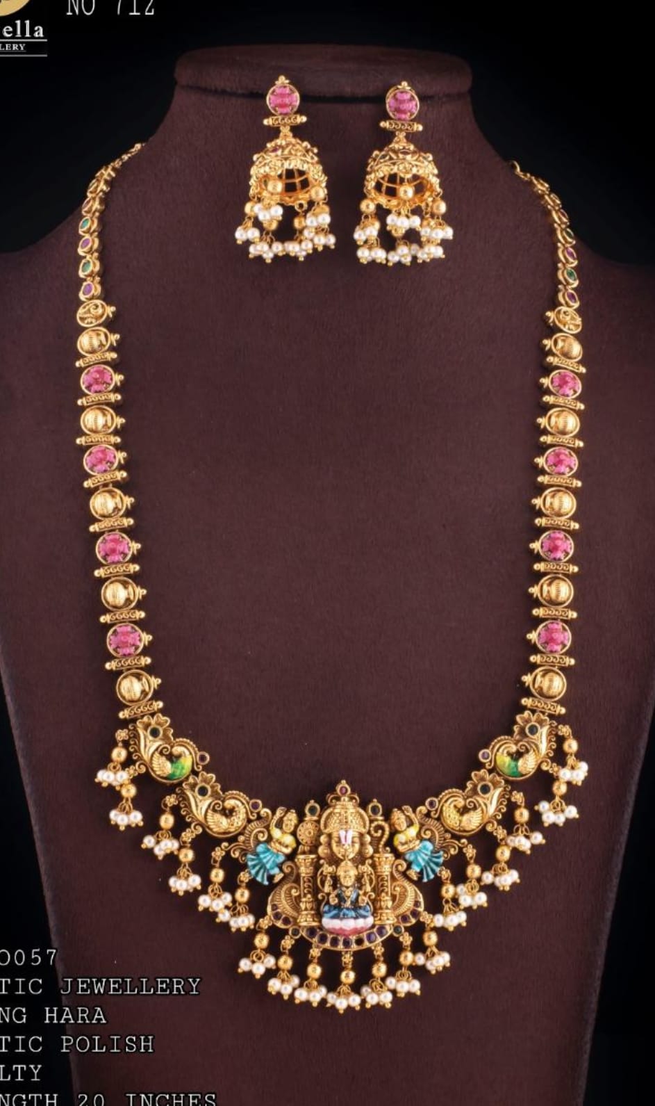 Super Sitaram Temple necklace Set
