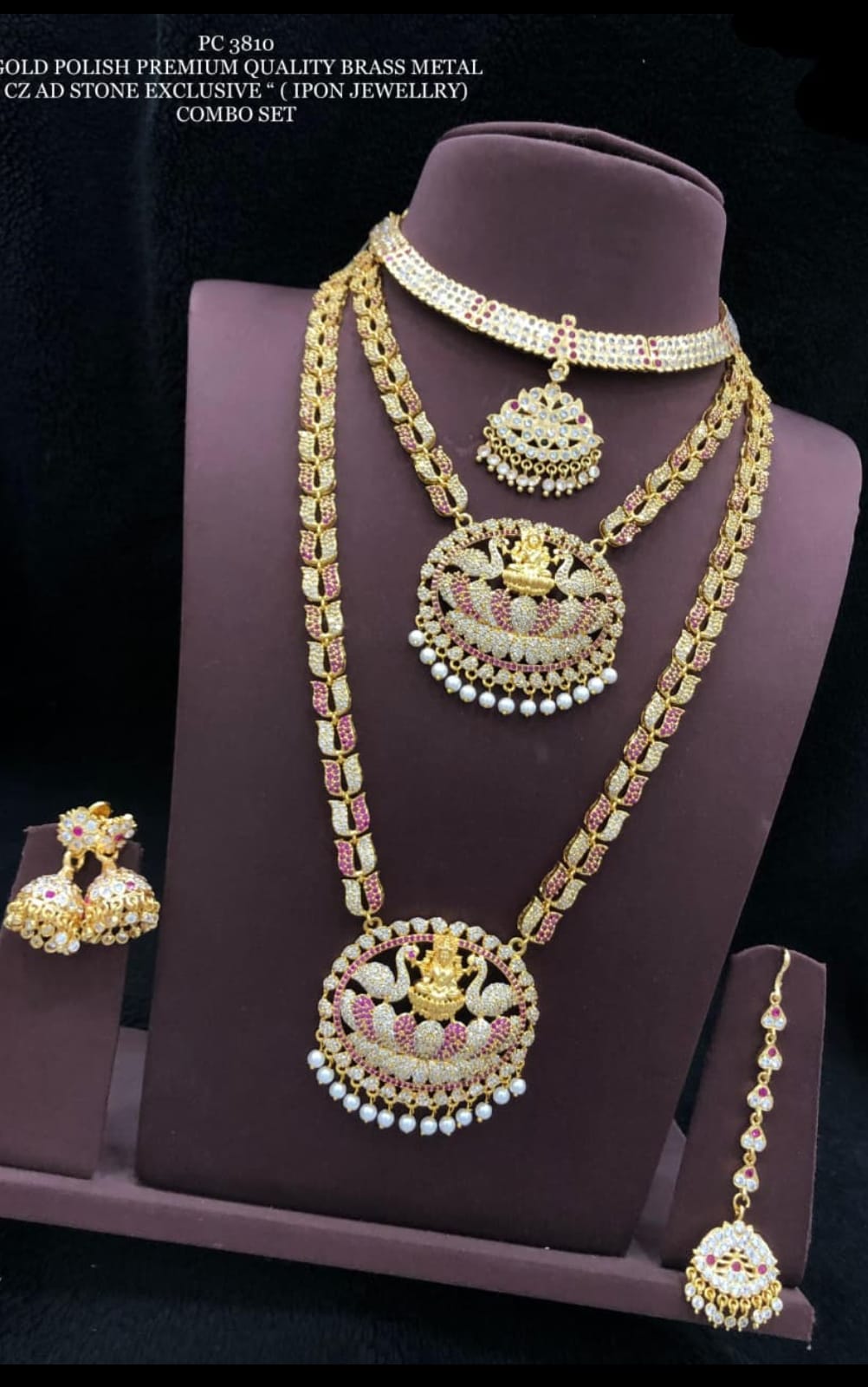 CZ Ad Stone Super Hit Necklace Set